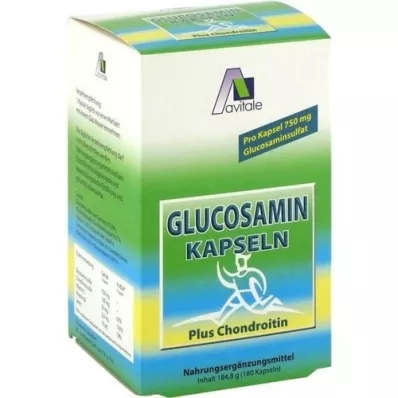GLUCOSAMIN 750 mg+Chondroitin 100 mg Kapseln, 180 St