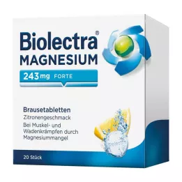 BIOLECTRA Magnesium 243 mg forte Lemon Br.-Tabl., 20 pcs