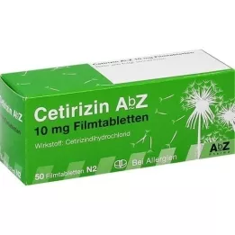 CETIRIZIN Abbey 10 mg film -coated tablets, 50 pcs