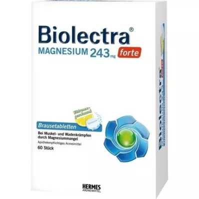BIOLECTRA Magnesium 243 mg forte Zitrone Br.-Tabl., 60 St