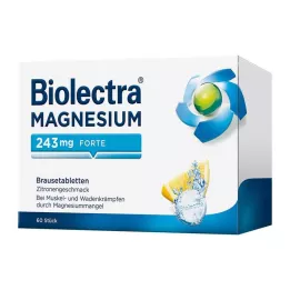 BIOLECTRA Magnesium 243 mg forte Lemon Br.-Tabl., 60 pcs