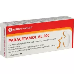 PARACETAMOL AL 500 tablets, 20 pcs