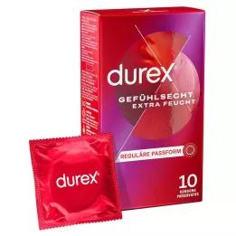 DUREX Feeling extra moist condoms, 10 pcs