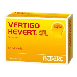 VERTIGO HEVERT SL Tablets, 100 pcs