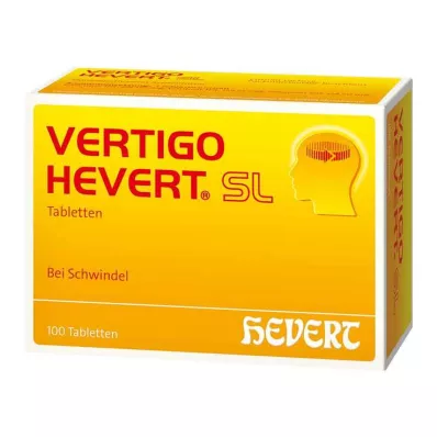 VERTIGO HEVERT SL Tablets, 100 pcs VERTIGO HEVERT SL Tablets, 100 pcs