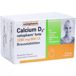 CALCIUM D3-ratiopharm Forte effervescent tablets, 40 pcs