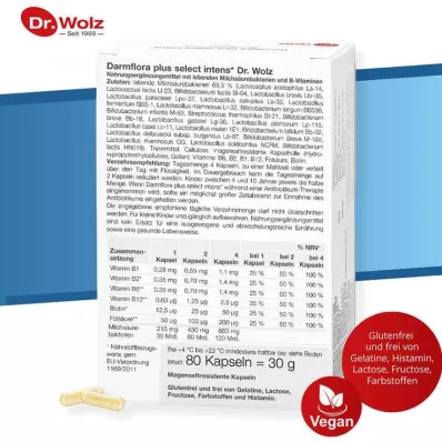 DARMFLORA Plus Select capsules, 80 pcs