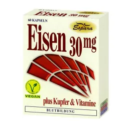 Iron capsules, 60 pcs