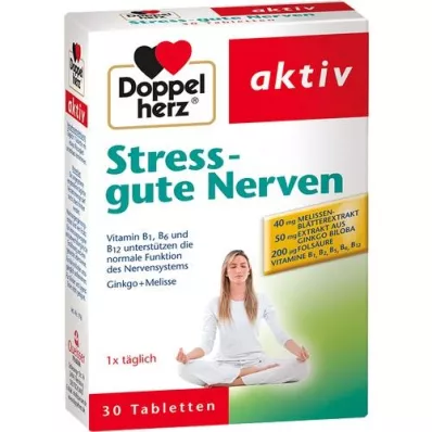 DOPPELHERZ Stress gute Nerven Tabletten, 30 St