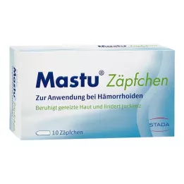 MASTU suppositories hemorrhoids, 10 pcs