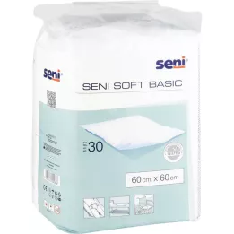 SENI Soft Basic bed protection pad 60x60 cm, 30 pcs