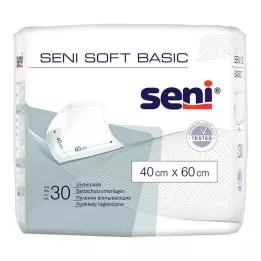 SENI Soft Basic bed protection underlay 40x60 cm, 30 pcs