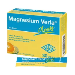 MAGNESIUM VERLA directly Granulat Citrus, 30 pcs