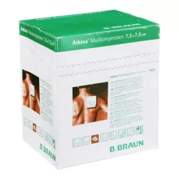 ASKINA Gauze compresses 7.5x7.5 cm sterile, 25X2 pcs