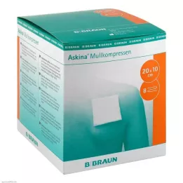 ASKINA Gauze compresses 10x20 cm sterile, 25x2 pieces