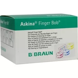 ASKINA Finger Bob farbig, 50 St