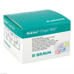 ASKINA Finger Bob colored, 50 pieces