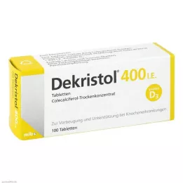 DEKRISTOL 400 IU tablets, 100 pcs