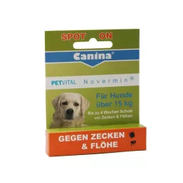 Petvital novermin for large dogs, 4 ml