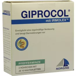 Giprocol Peppermint Chewable Tablets, 3x10 pcs