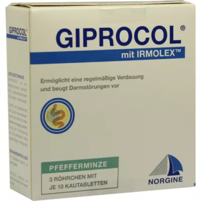 GIPROCOL Peppermint Chewable Tablets, 30 pcs