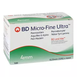 BD MICRO-FINE+ 4 pen needles 0.23x4 mm, 100 pcs