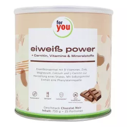 FOR YOU protein power chocolate powder, 750 g