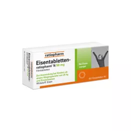 EISENTABLETTEN-ratiopharm N 50 mg film-coated tablets, 50 pcs