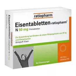 EISENTABLETTEN-ratiopharm N 50 mg film-coated tablets, 100 pcs