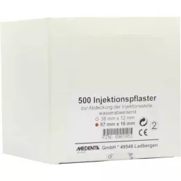 INJEKTIONSPFLASTER 16x57 mm, 500 pcs