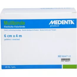 MULLBINDEN elastic 6 cmx4 m, 20 pcs