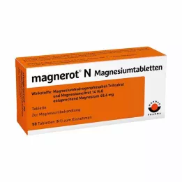 MAGNEROT N magnesium tablets, 50 pcs