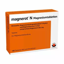 MAGNEROT N magnesium tablets, 100 pcs