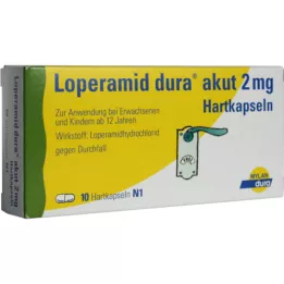LOPERAMID dura acute 2 mg hard capsules, 10 pcs