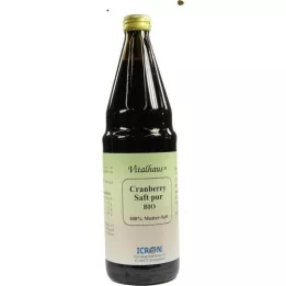 CRANBERRY SAFT pur Bio Vitalhaus, 750 ml