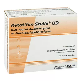 KETOTIFEN Stulln UD Eye drops single dose pip., 50X0.4 ml