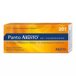 PANTO Aristo for heartburn 20 mg gastro-resistant tablets, 7 pcs