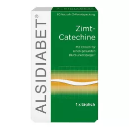 ALSIDIABET Cinnamon Catechins for Diabetic Type II Capsules, 60 pcs