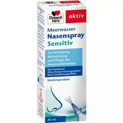 DOPPELHERZ Sea water nasal spray with panthenol, 20 ml