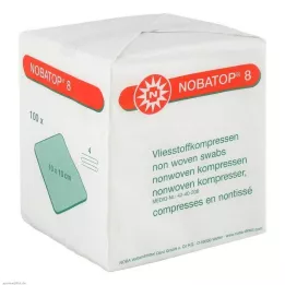 NOBATOP 8 compresses 10x10 cm non-sterile, 100 pcs