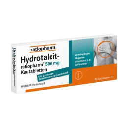 HYDROTALCIT-ratiopharm 500 mg chewable tablets, 20 pcs