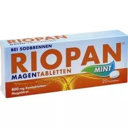 RIOPAN stomach tablets mint 800 mg chewing tablets, 20 pcs