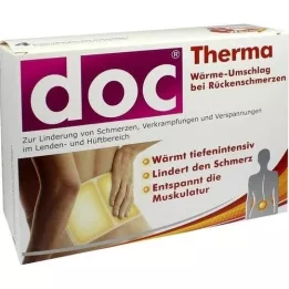 DOC THERMA Heat envelope for back pain, 4 pcs