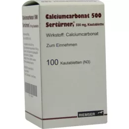 CALCIUMCARBONAT 500 chewable tablets, 100 pcs