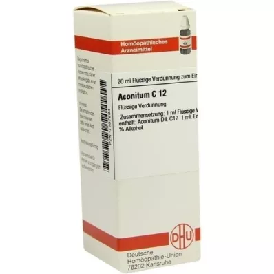 ACONITUM C 12 Dilution, 20 ml ACONITUM C 12 Dilution, 20 ml