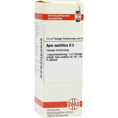 APIS MELLIFICA D 5 Dilution, 20mL APIS MELLIFICA D 5 Dilution, 20mL