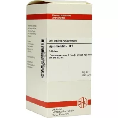 APIS MELLIFICA D 2 tablets, 200 pcs