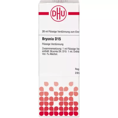 BRYONIA D 15 Dilution, 20mL BRYONIA D 15 Dilution, 20mL