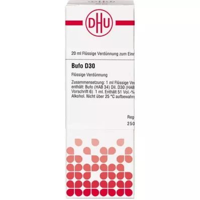 BUFO D 30 Dilution, 20 ml