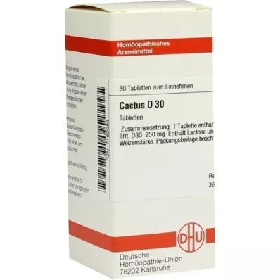 CACTUS D 30 tablets, 80 pcs CACTUS D 30 tablets, 80 pcs